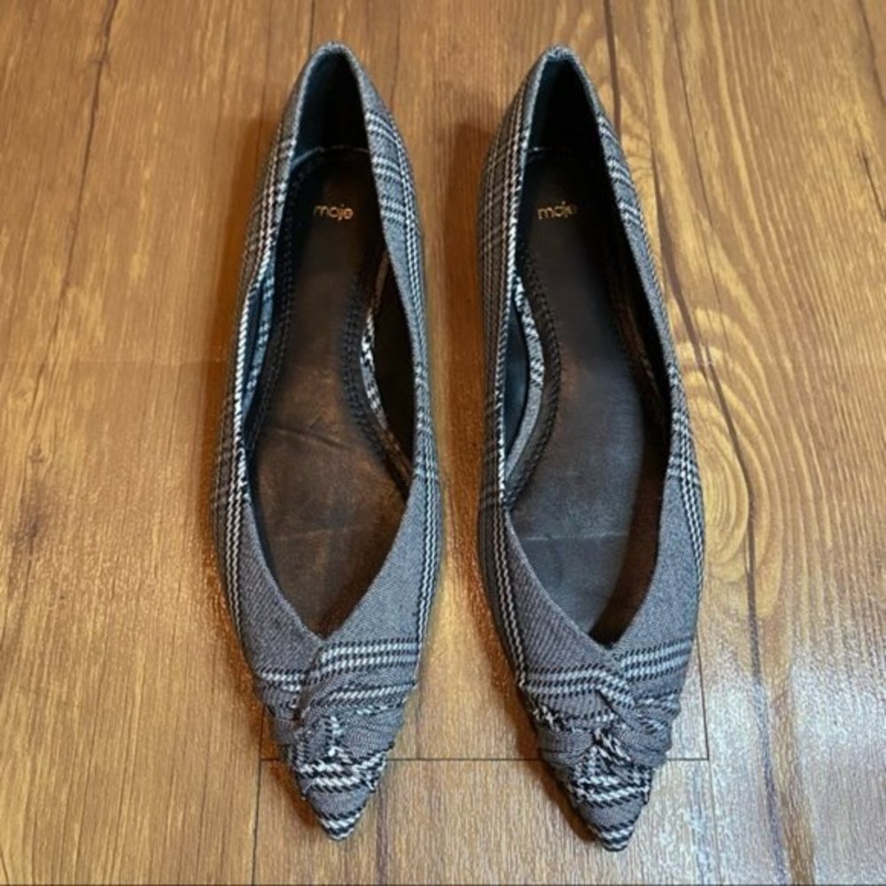 Maje Prince De Galles Checked Flats In Carreaux Size‎ 7 - Picture 4 of 12